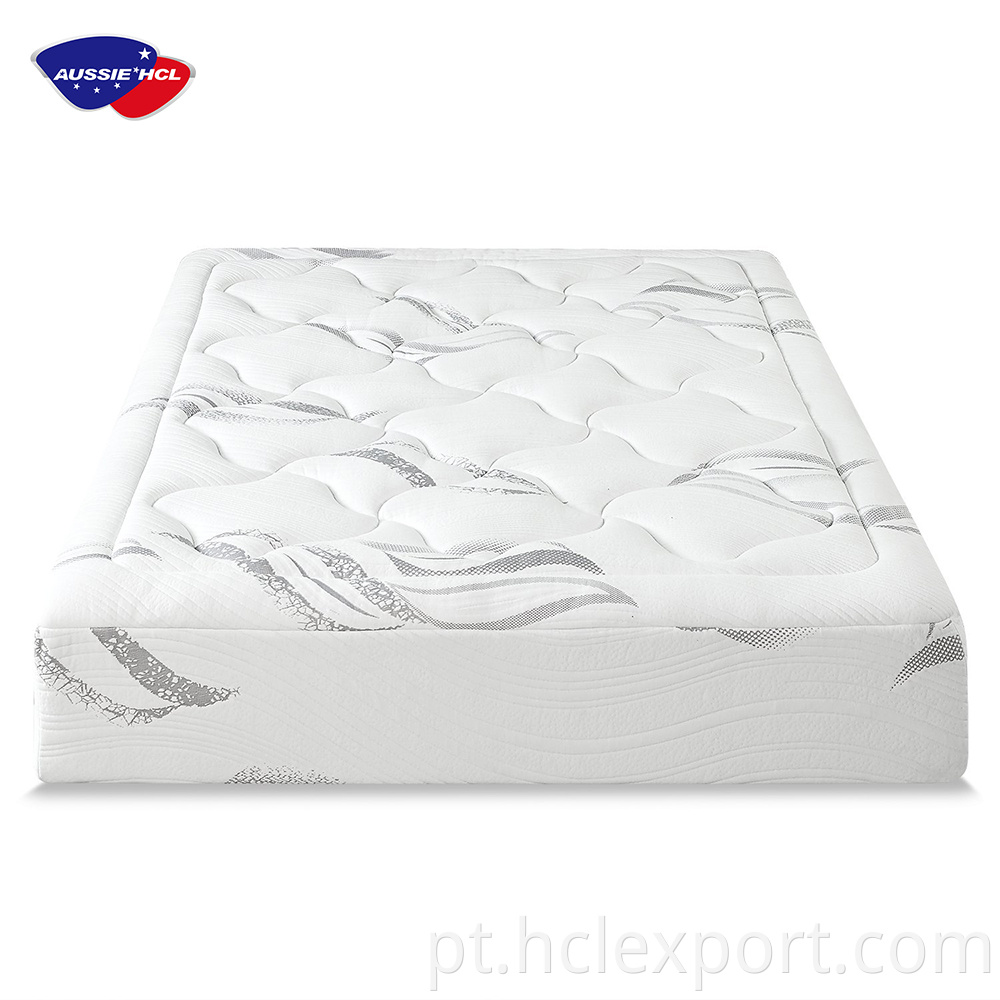 Alta densidade Royal Full King Full Luxury Swirl Quality Double Gel Memory Sleep Well Foam Mattresses Mattress